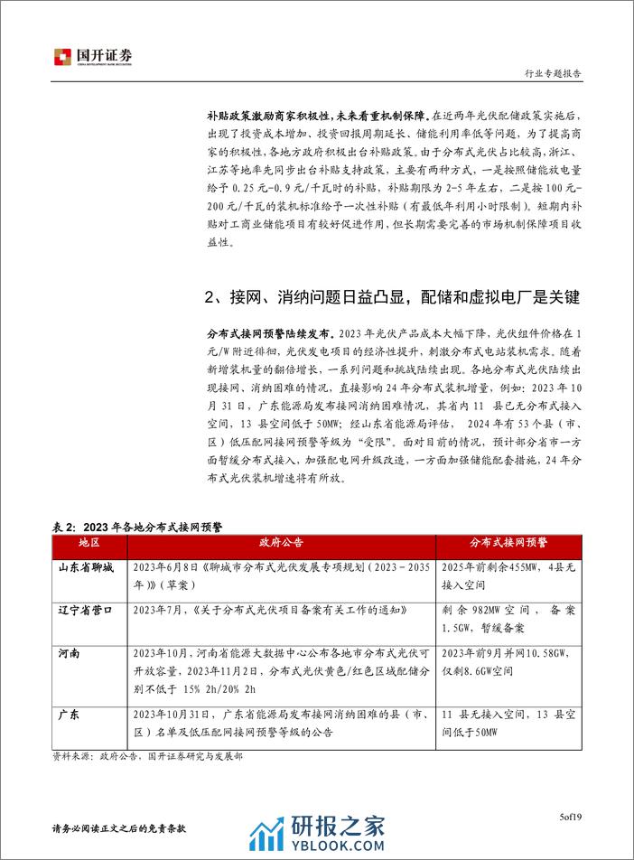 光伏行业专题报告：聚焦分布式光伏消纳问题 - 第6页预览图