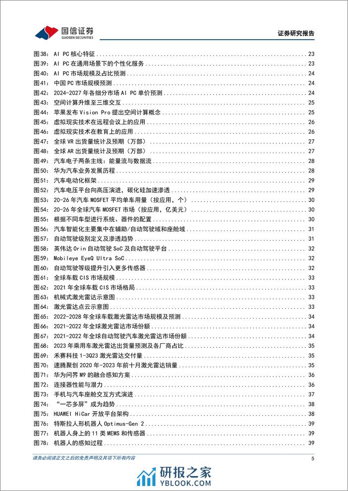 国信证券-电子行业2024年年度投资策略：AI泛化华为发力内外双循环下的硬科技大年-240102 - 第5页预览图