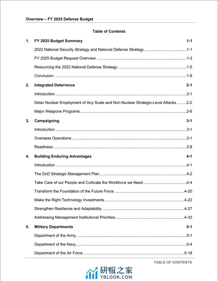 美国国防部-2025财年美国国防预算概览（英）-2024-154页 - 第4页预览图