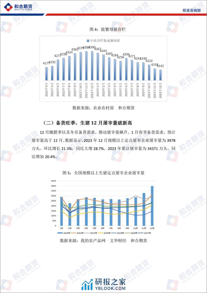 生猪月报（2024年02月）：年关猪肉消费仍有支撑，年后或有回落风险-20240202-和合期货-10页 - 第6页预览图