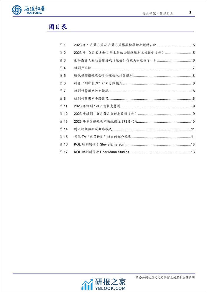 传媒行业深度报告：短剧行业高速增长，创新业态融合积极海外布局 - 第3页预览图