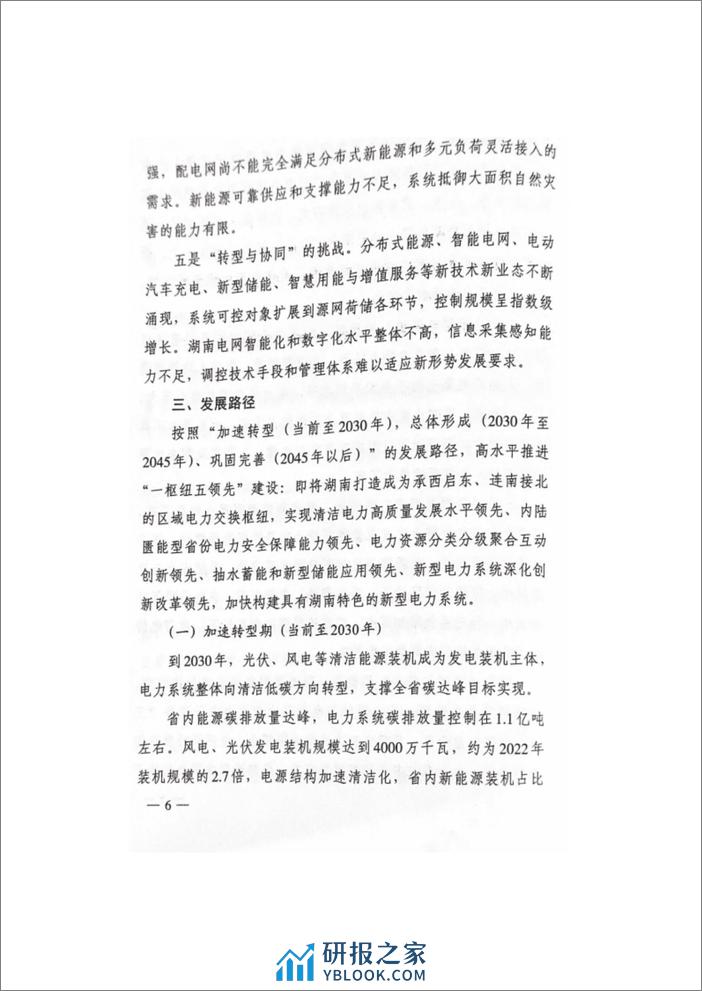 【政策】湖南省新型电力系统发展规划纲要 - 第6页预览图