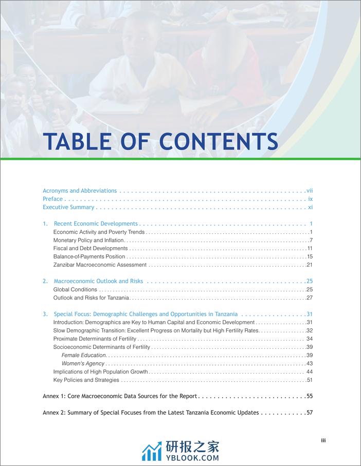 世界银行-坦桑尼亚经济更新，第20期：在抓住机遇的同时克服人口挑战（英）-2024-98页 - 第5页预览图