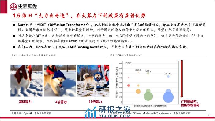 技术复盘与产业分析：Sora是如何成功的？-中泰证券-202402 - 第7页预览图