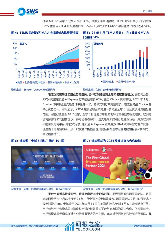 商贸零售行业2023Q4互联网电商业绩总结与2024年展望：专注核心业务投入，电商回归增长竞争-240409-申万宏源-23页 - 第4页预览图