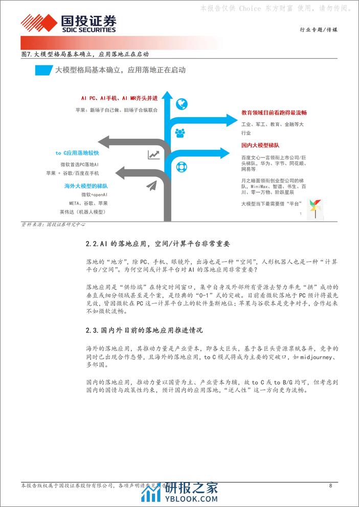 国投证券-AIGC专题报告十五：AI应用落地，难点到底在哪里？ - 第8页预览图