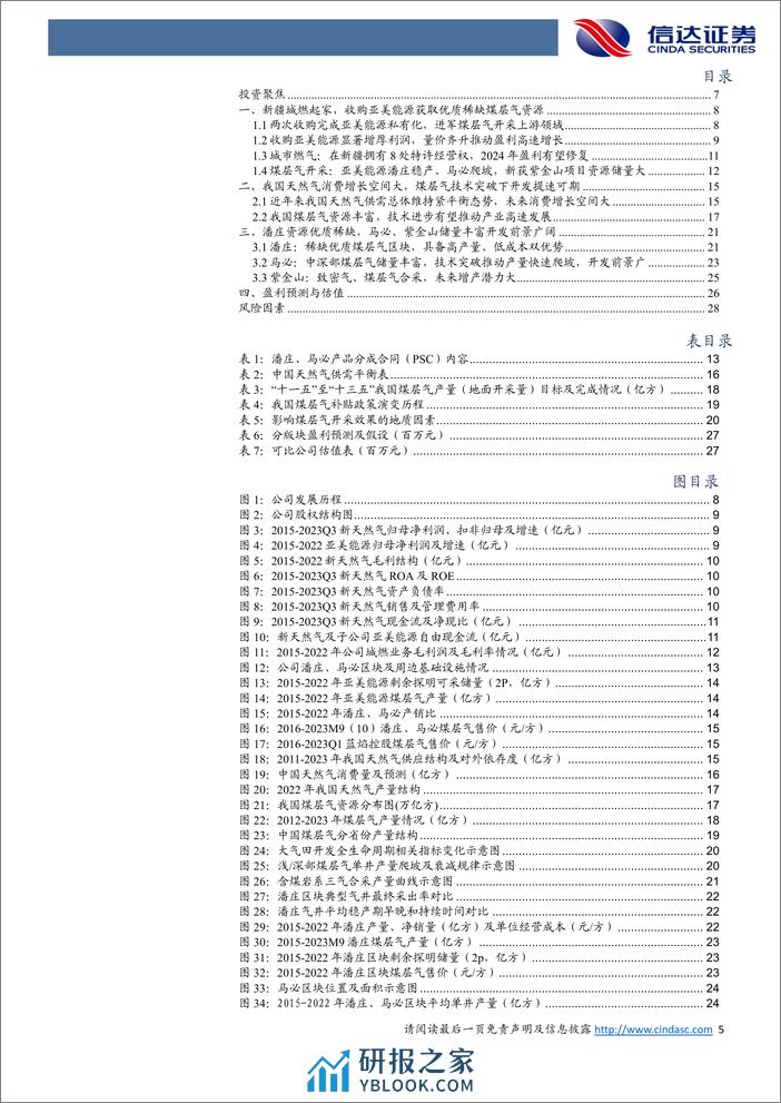 新天然气：国内稀缺的煤层气标的，马必、紫金山放量助力高成长-信达证券 - 第5页预览图