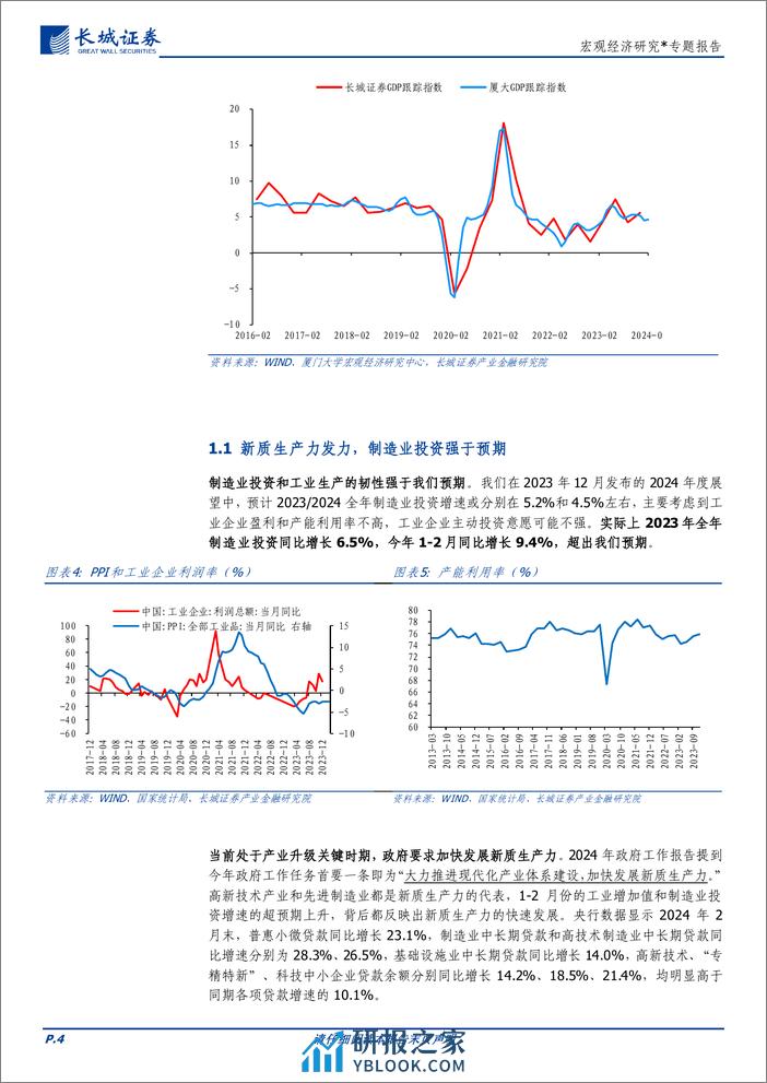 宏观经济研究：2024年二季度中国经济展望-240325-长城证券-13页 - 第4页预览图