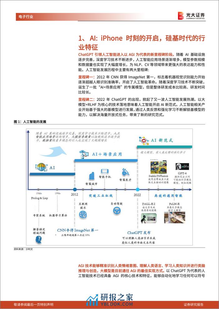 AI行业深度报告之一：iPhone时刻的开启，硅基时代的到来-240313-光大证券-51页 - 第7页预览图