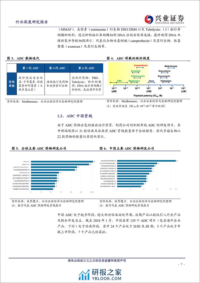 医药行业：ADC引领治疗变革，IO ADC潜力巨大 - 第7页预览图