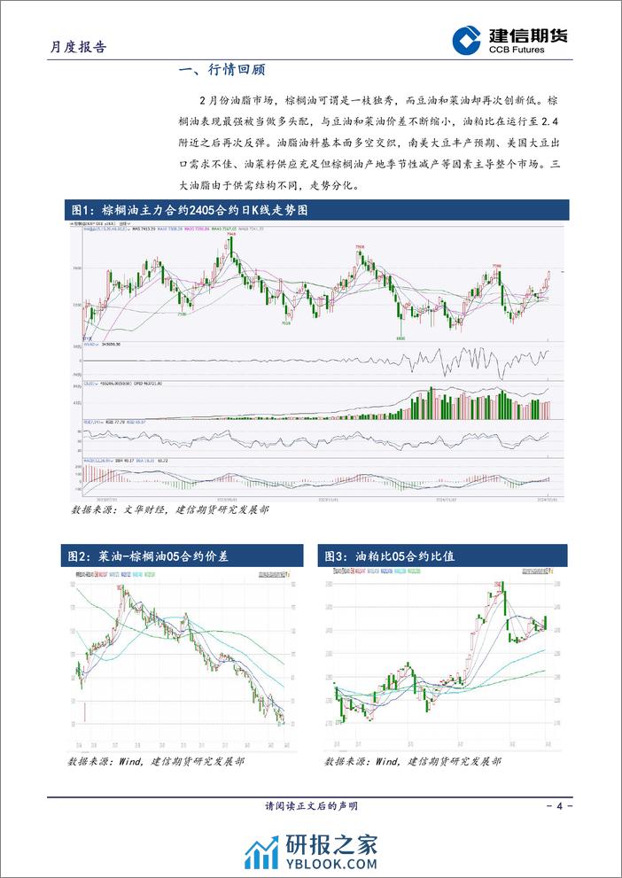 油脂月报：南美大豆供应前景乐观，期价下跌-20240302-建信期货-10页 - 第4页预览图