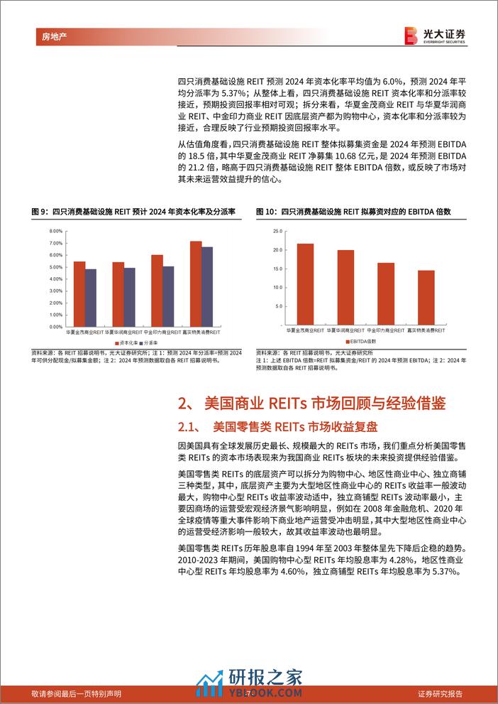 房地产行业消费类公募REITs系列报告(2)：首批消费类REIT陆续上市，开启我国商业发展新时代-240321-光大证券-11页 - 第7页预览图