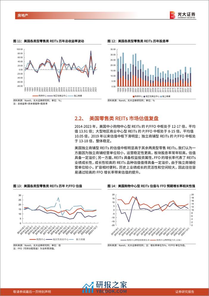 房地产行业消费类公募REITs系列报告(2)：首批消费类REIT陆续上市，开启我国商业发展新时代-240321-光大证券-11页 - 第8页预览图