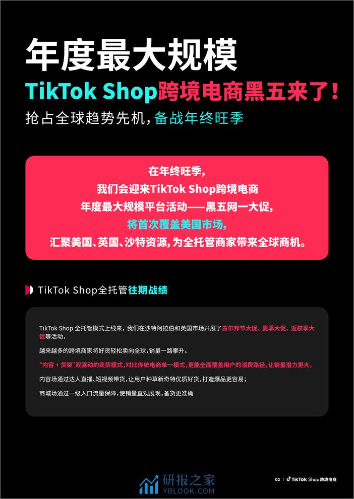 2023年TikTok Shop跨境电商全托管黑五大促官方备战指南 - 第6页预览图