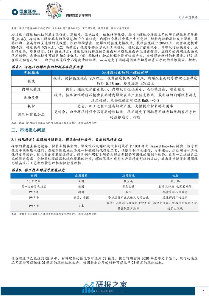 机器人行业新技术专题(三)：冷锻工艺极限精度C3，兼具高效率低成本优势-240313-国金证券-15页 - 第7页预览图