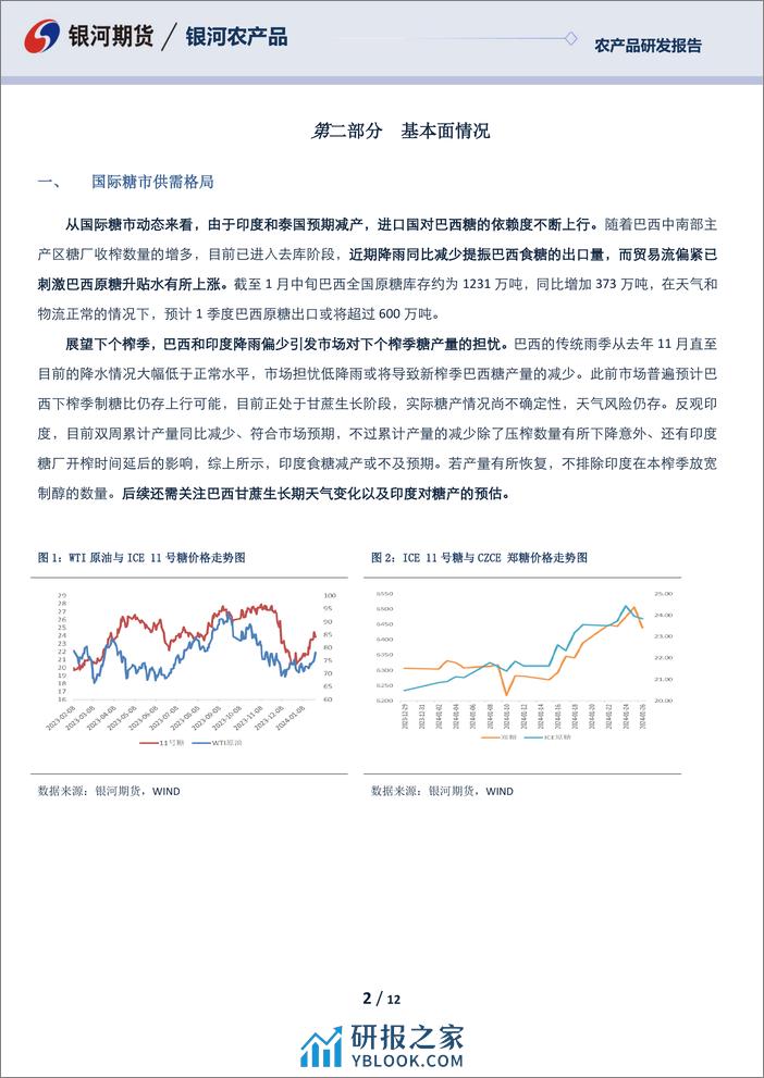 白糖月报：去年春节内外共振历历在目 今朝内外糖价何去何从引人思-20240205-银河期货-12页 - 第2页预览图