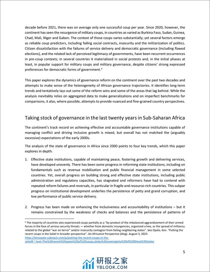 世界银行-21世纪撒哈拉以南非洲的治理：四大趋势和不确定的前景（英）-2024.3-43页 - 第7页预览图