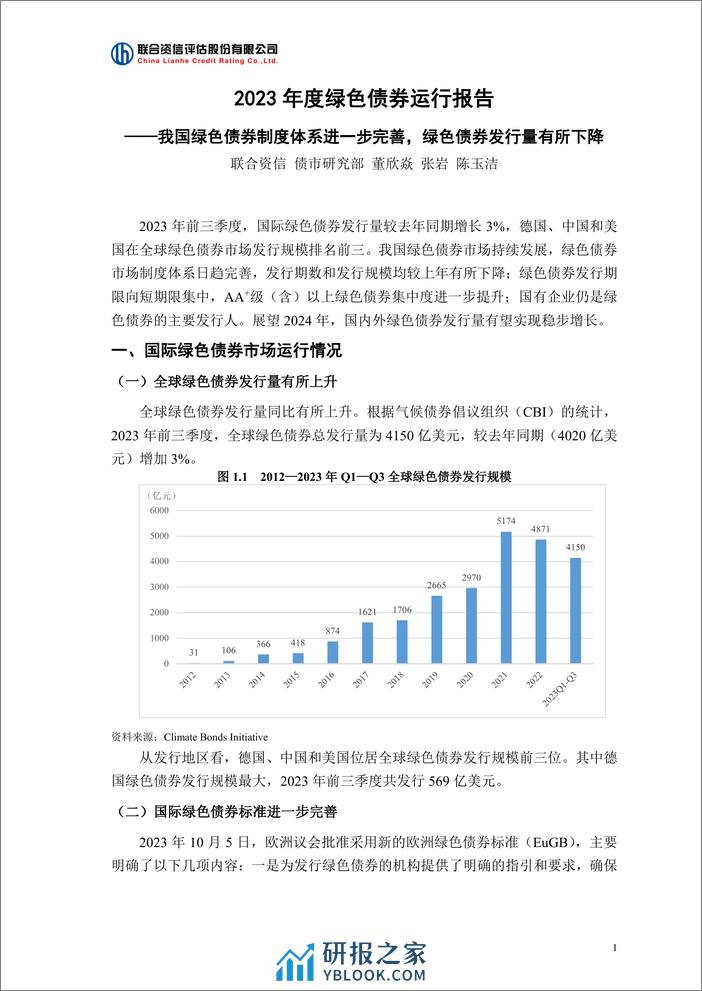 2023年度绿色债券运行报告-17页 - 第2页预览图