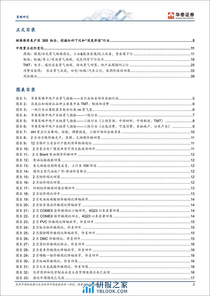 策略月报：关注前瞻指标向好品种-240306-42页 - 第2页预览图