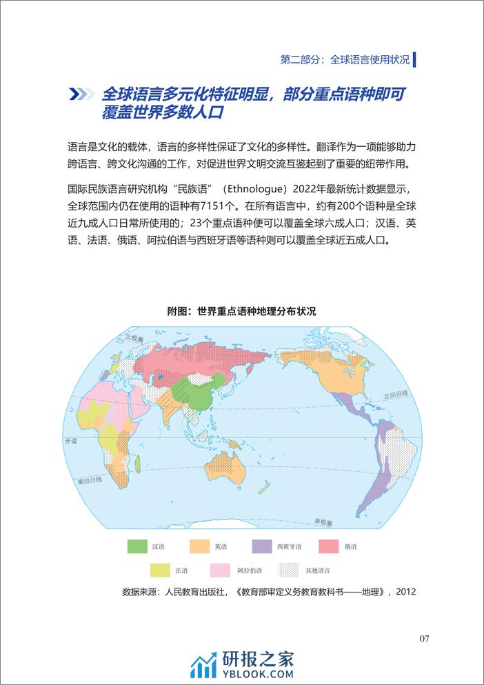 2023全球翻译及语言服务行业发展报告 - 第7页预览图