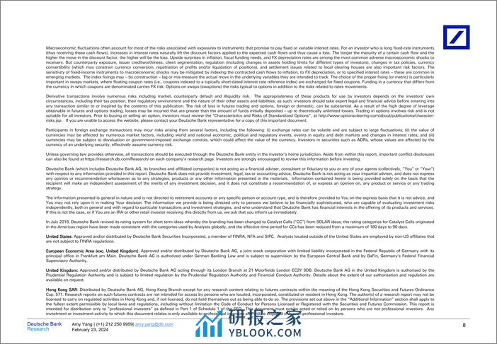 Deutsche Bank-Fed Watcher Easing into policy easing-106677414 - 第8页预览图