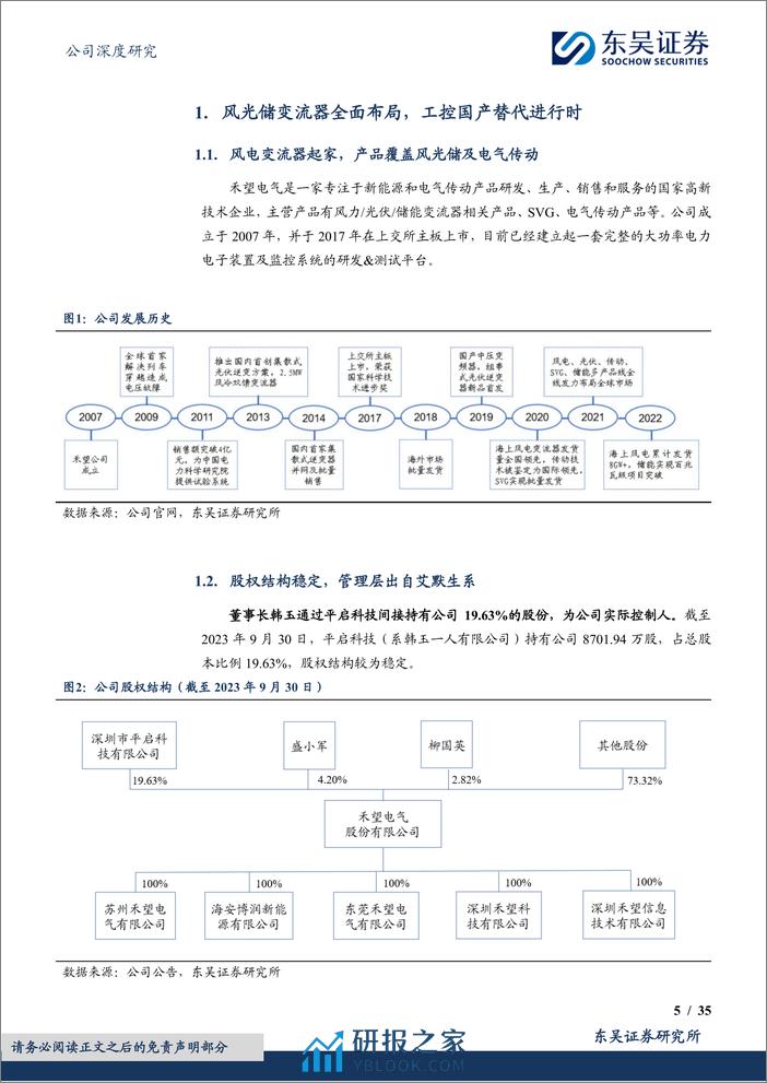 风光储全面布局，电气传动厚积薄发-东吴证券 - 第5页预览图