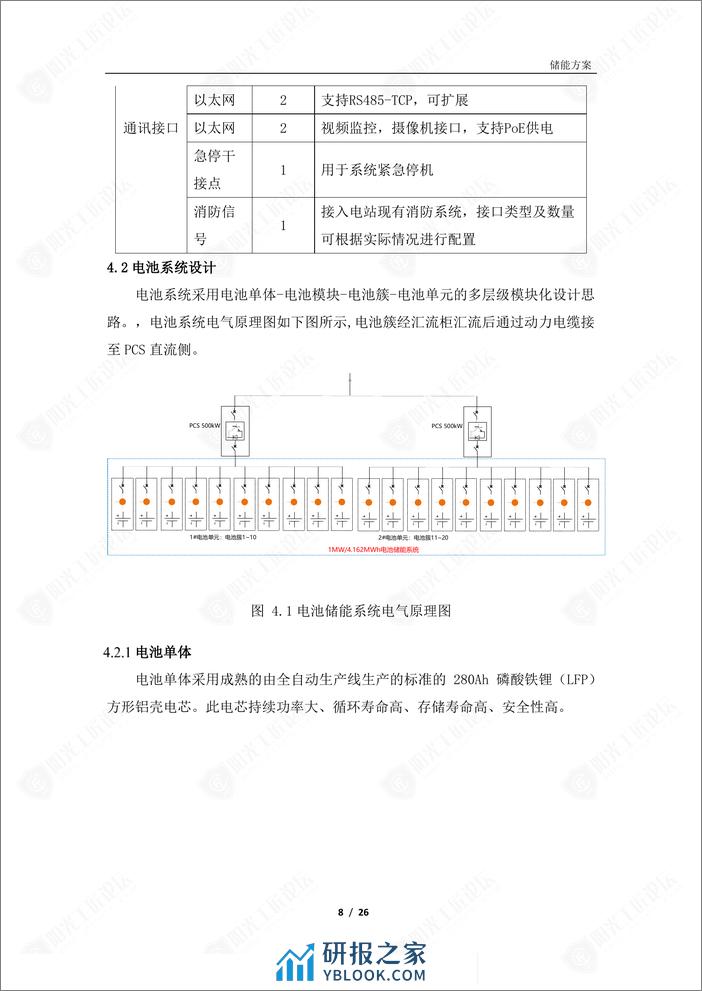 河北某钢铁企业储能项目技术方案 - 第8页预览图