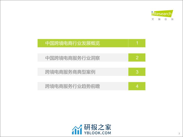 2022-2022年中国跨境电商服务行业趋势报告 - 第3页预览图