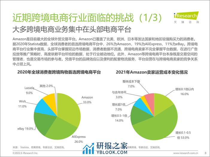 2022-2022年中国跨境电商服务行业趋势报告 - 第8页预览图