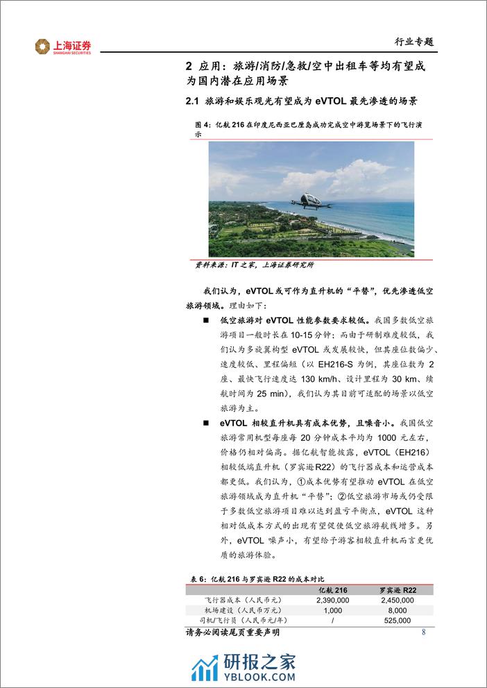 电子行业电动垂直起降航空器(eVTOL)专题报告(一)：交通方式的重大变革正在发生-240401-上海证券-19页 - 第8页预览图