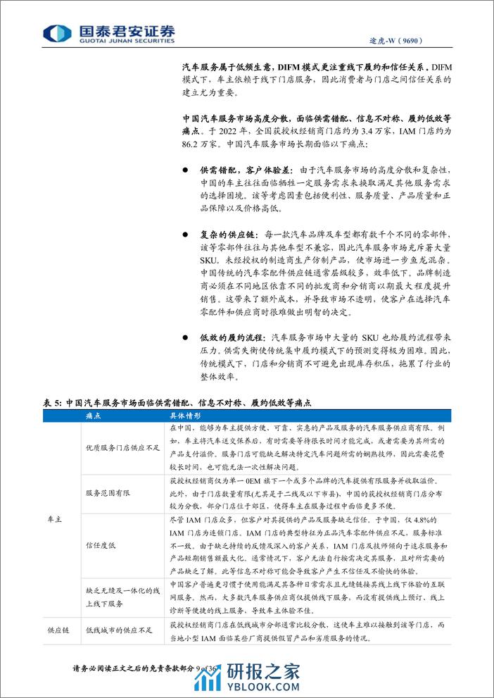 途虎-W(9690.HK)首次覆盖报告：O2O汽车服务龙头，成长飞轮加速-240406-国泰君安-36页 - 第8页预览图