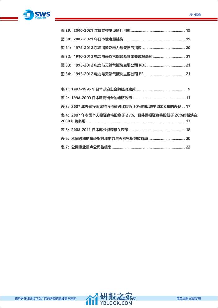 公用事业行业日本泡沫经济前后公用事业复盘：三十载风云变幻，公用事业如何穿越周期-240312-申万宏源-24页 - 第3页预览图