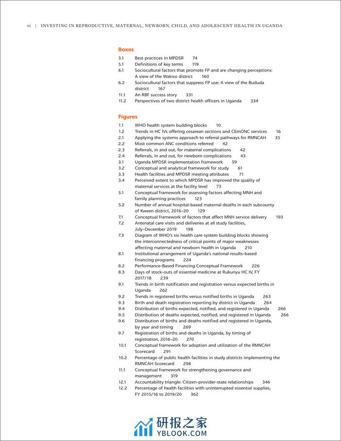 世界银行-在乌干达投资于生殖、孕产妇、新生儿、儿童和青少年健康：我们学到了什么，我们将何去何从？（英）-2024.1-438页 - 第8页预览图