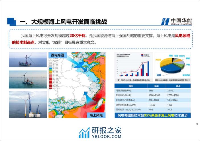 中国华能：大规模海上风电协同开发技术进展 - 第3页预览图
