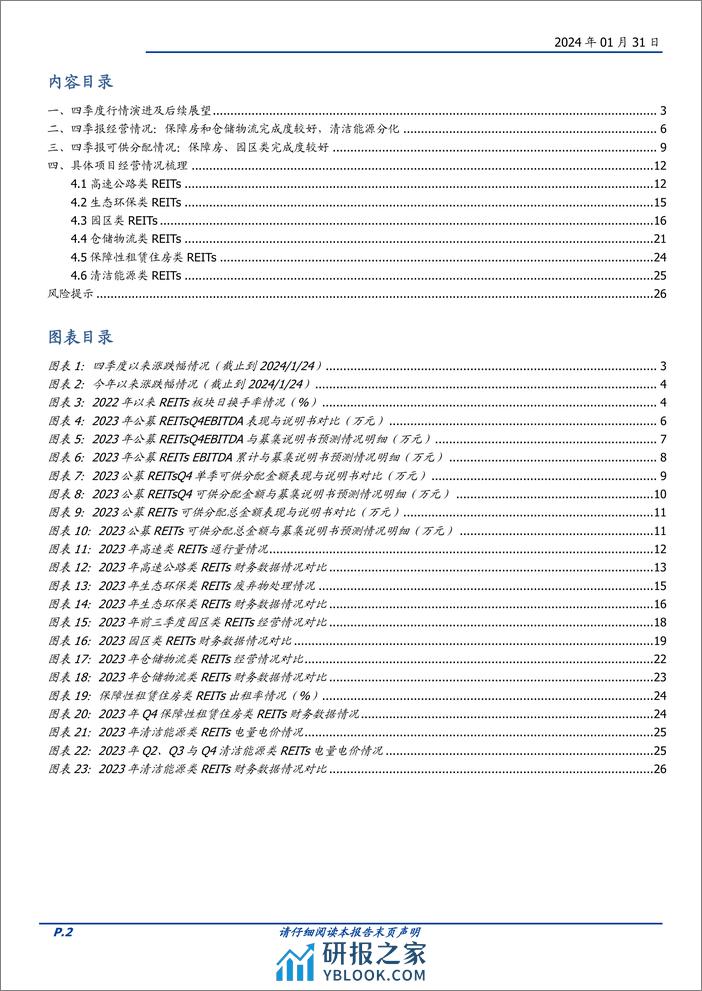 REITs四季报及行情点评：高分红优势渐起-20240131-国盛证券-27页 - 第2页预览图