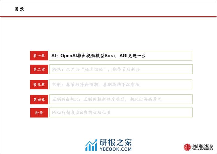 传媒互联网行业春节专题：Sora有望推动AI应用加速，春节档表现佳 - 第6页预览图