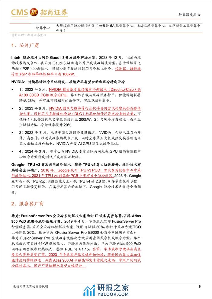 AI算力网络系列报告15：NVDIAGTC前瞻，液冷时代加速到来 - 第6页预览图