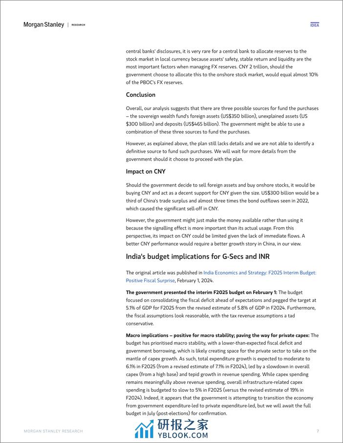 Morgan Stanley Fixed-EM Strategy Asia Macro Strategy Does China Have CNY 2 Tril...-106358835 - 第7页预览图