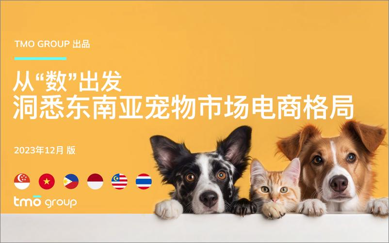 报告《2023东南亚宠物市场电商格局洞察》的封面图片