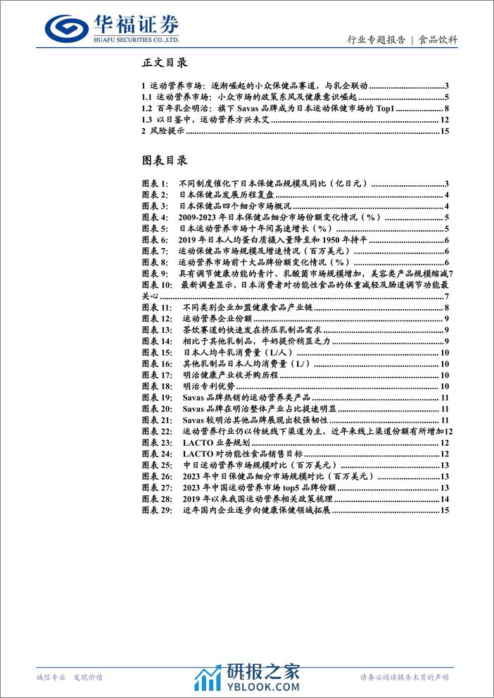 食品饮料行业日本保健品专题二：运动营养市场，逐渐崛起的小众保健品赛道-240325-华福证券-16页 - 第2页预览图