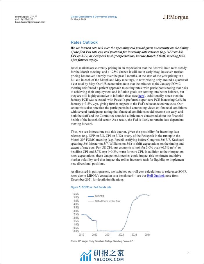 JPMorgan-US Equity Futures Rollover Outlook March - June 2024-106842974 - 第7页预览图