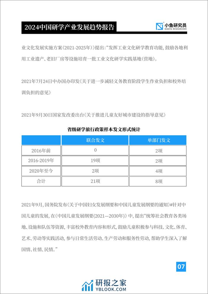 2024中国研学产业发展趋势报告 - 第8页预览图