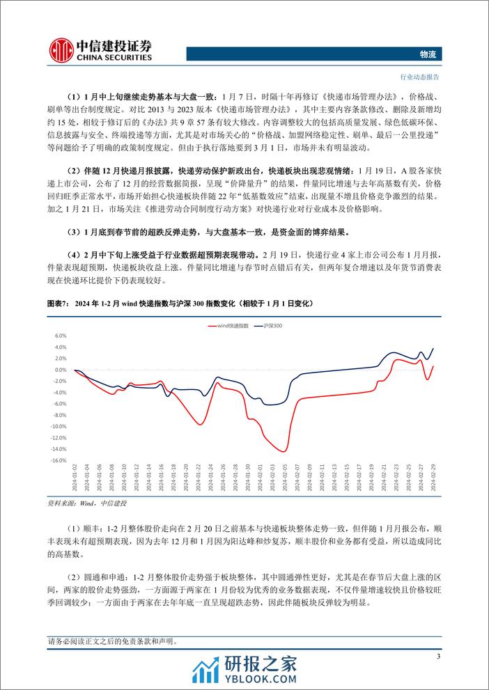 物流行业：快递品牌春节期间策略积极，前2月行业量价表现超预期-240324-中信建投-19页 - 第6页预览图