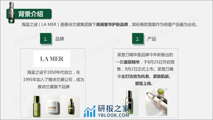 【热麦数据】lamer紧塑刀产品上市分析报告 - 第6页预览图