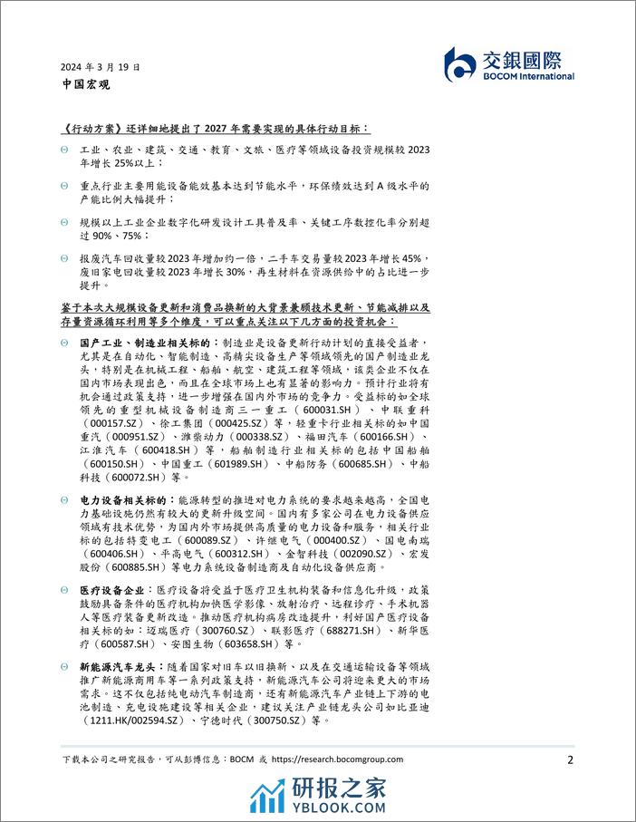 中国宏观：设备更新与循环经济带来的投资机会-240319-交银国际-16页 - 第2页预览图