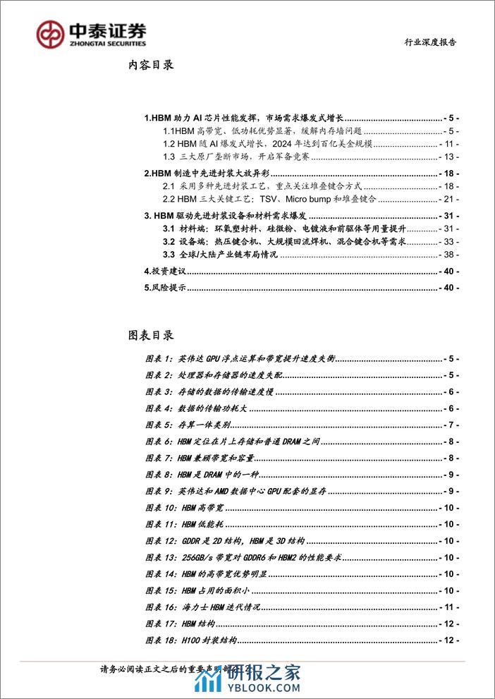 AI系列之HBM-AI硬件核心-需求爆发增长-中泰证券 - 第2页预览图