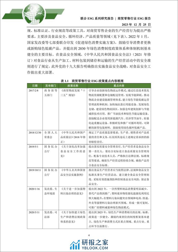 2023年商贸零售行业ESG评级分析报告 - 第4页预览图