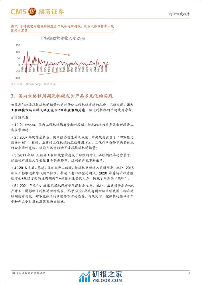 工程机械行业海外专题-他山之石：从卡特小松的复盘看国内主机厂投资机会 - 第8页预览图