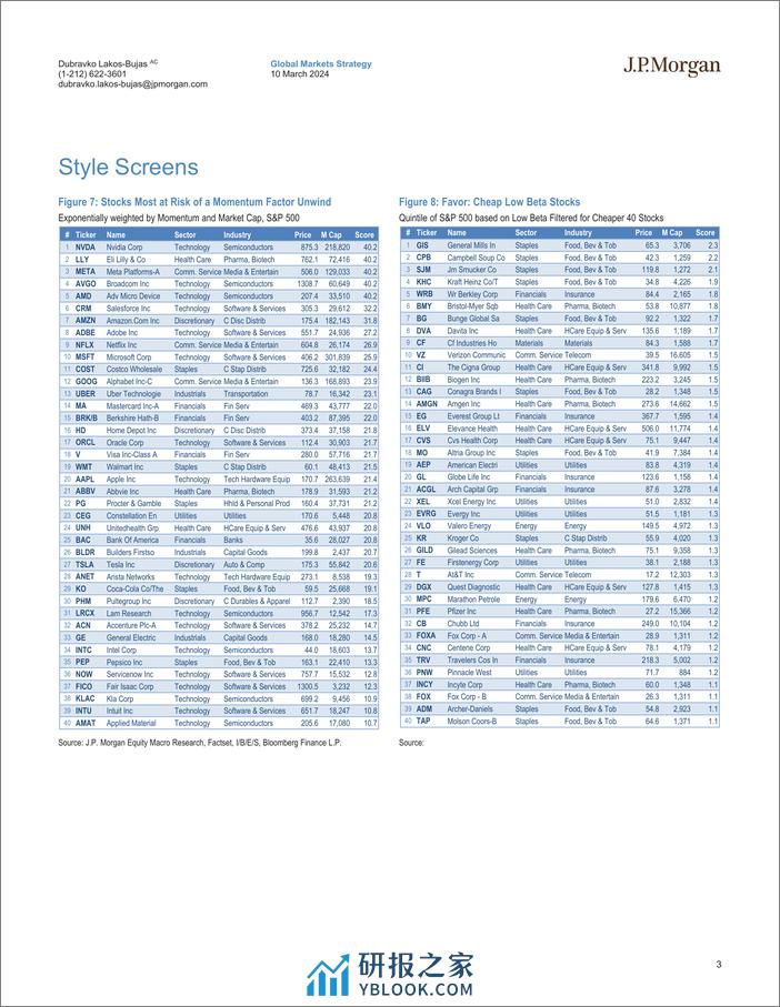 JPMorgan-Equity Strategy Momentum Crowding, AI Halo Effect, Market Di...-106971463 - 第3页预览图