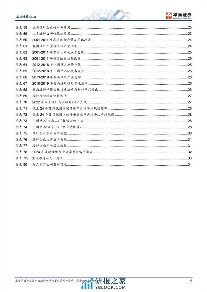 基础材料／工业行业专题研究-重识建材之五：玻纤全成本分析框架-240409-华泰证券-37页 - 第4页预览图